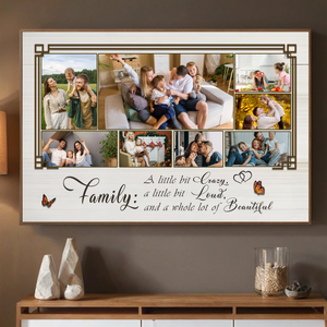 Personalized Family Poster – Chaos, Laughter & Endless Love - 89Prints