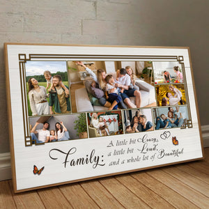 Personalized Family Poster – Chaos, Laughter & Endless Love - 89Prints