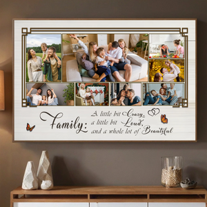 Personalized Family Poster – Chaos, Laughter & Endless Love - 89Prints
