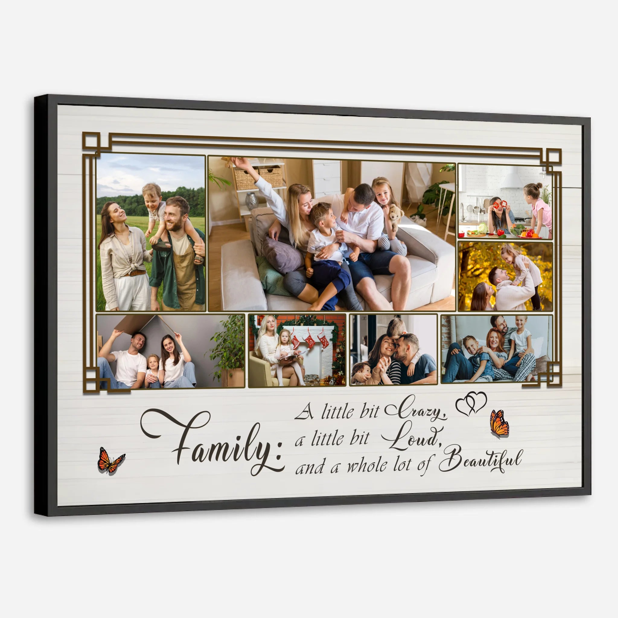 Personalized Family Poster – Chaos, Laughter & Endless Love - 89Prints