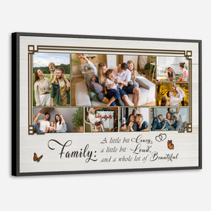 Personalized Family Poster – Chaos, Laughter & Endless Love - 89Prints