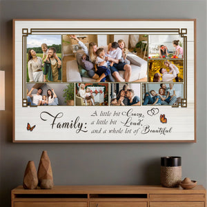 Personalized Family Poster – Chaos, Laughter & Endless Love - 89Prints