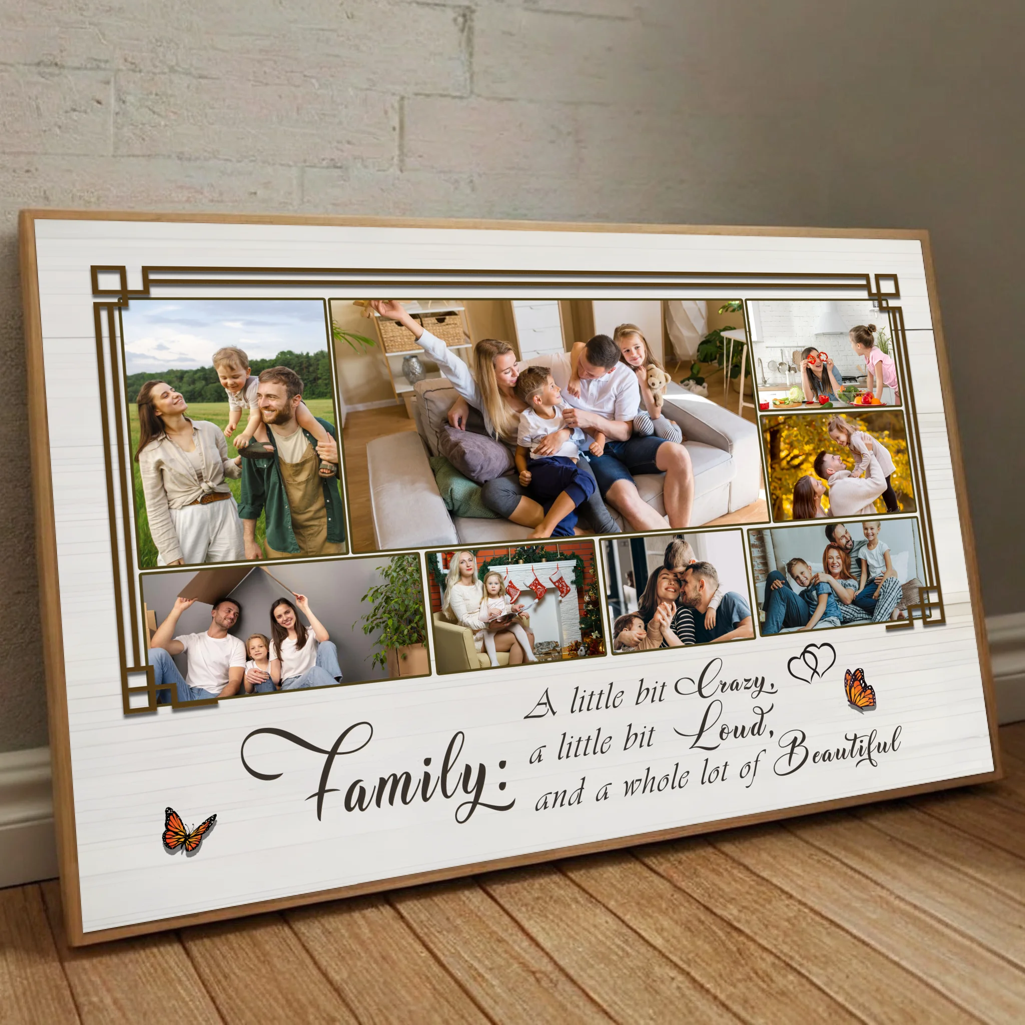 Personalized Family Poster – Chaos, Laughter & Endless Love - 89Prints