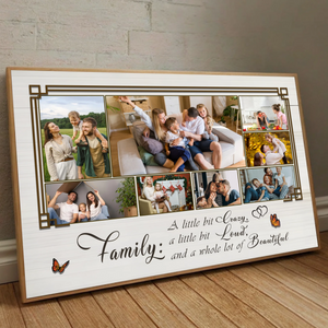 Personalized Family Poster – Chaos, Laughter & Endless Love - 89Prints