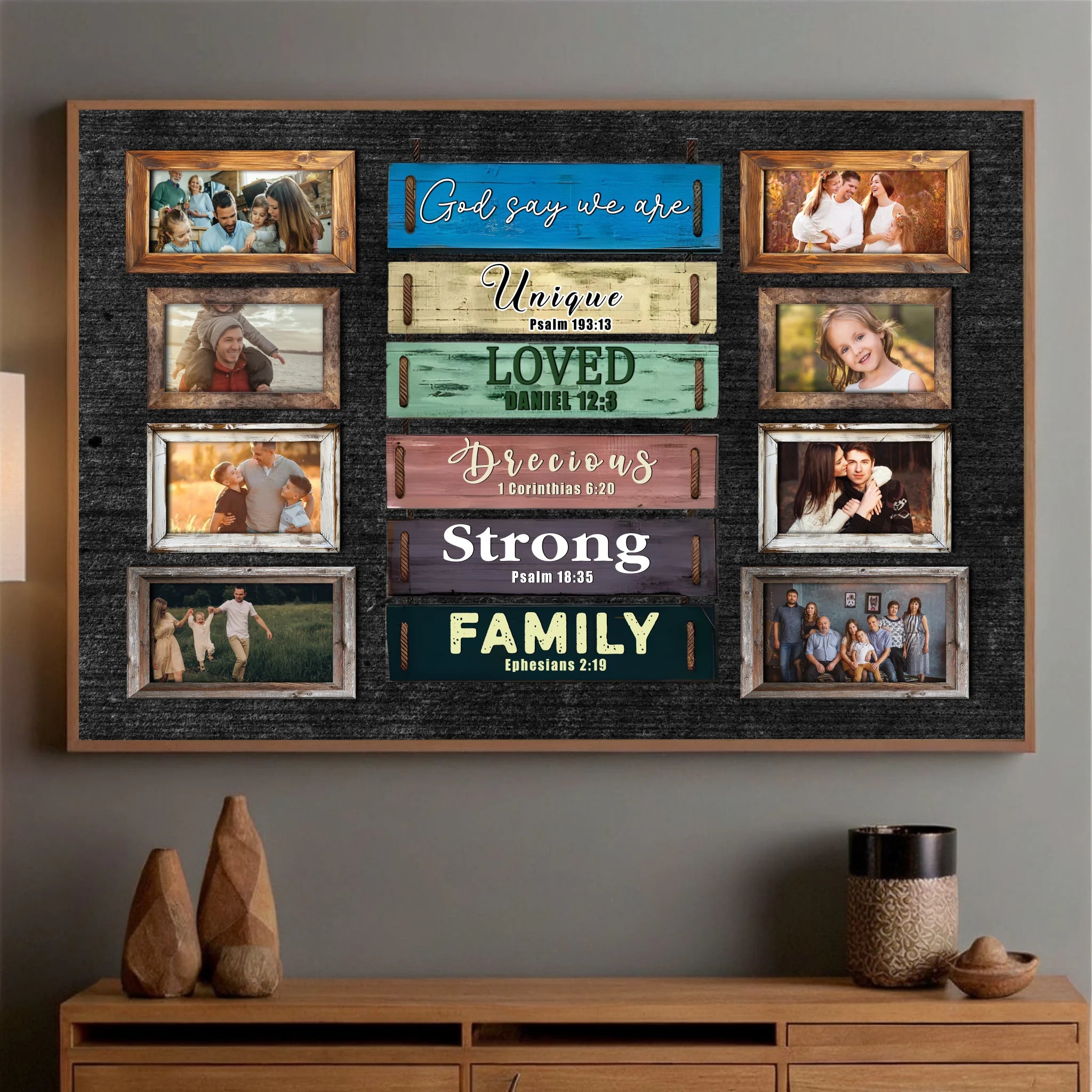 Inspirational Custom Family Poster – Celebrate Love, Strength & Unity - 89Prints