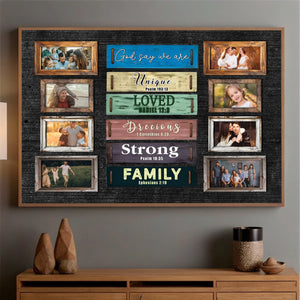Inspirational Custom Family Poster – Celebrate Love, Strength & Unity - 89Prints