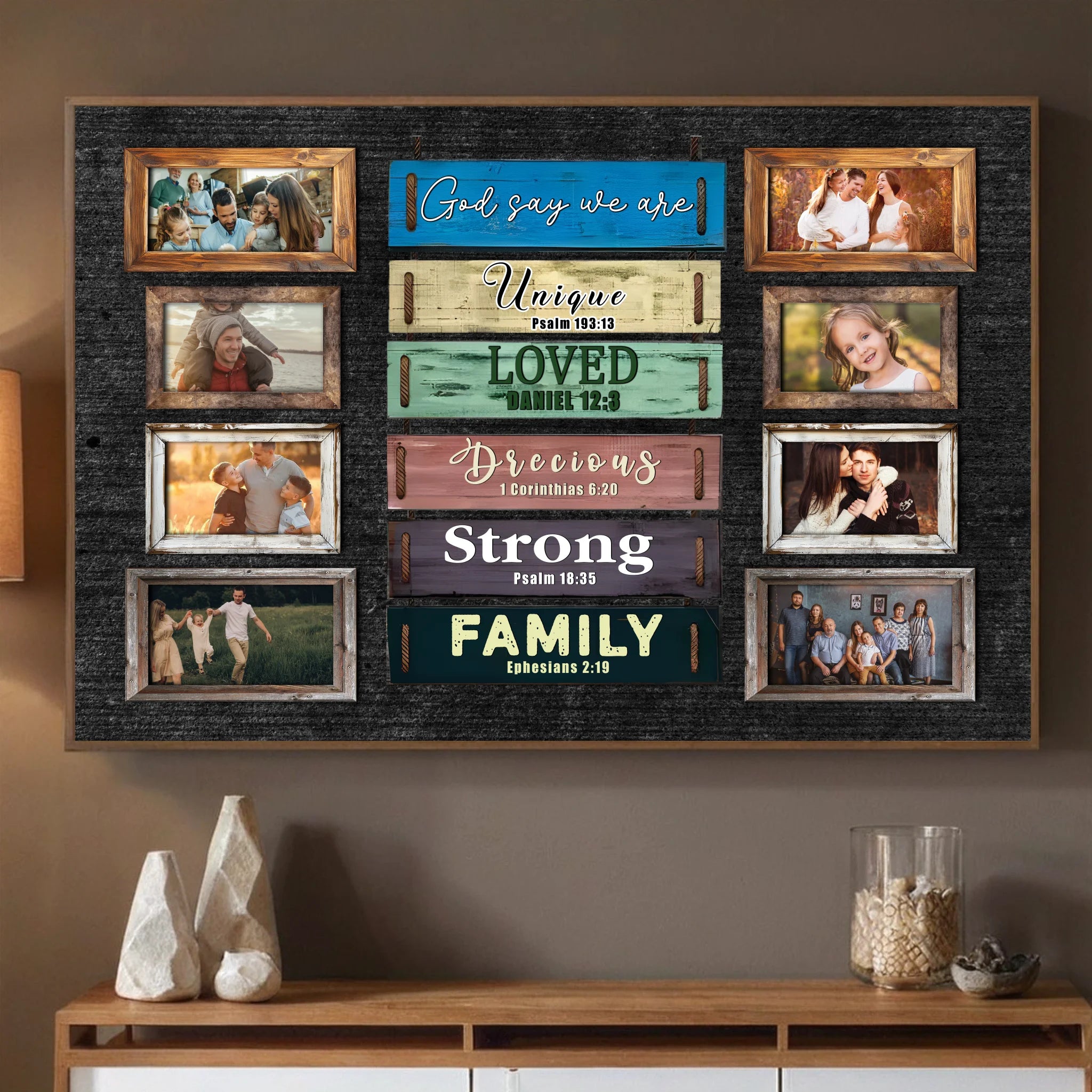 Inspirational Custom Family Poster – Celebrate Love, Strength & Unity - 89Prints