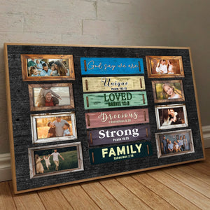Inspirational Custom Family Poster – Celebrate Love, Strength & Unity - 89Prints