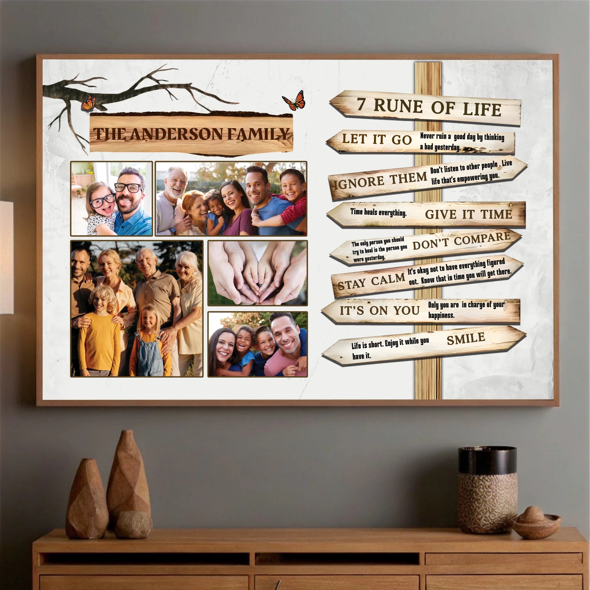 Personalize Your Family Wisdom – A Custom Poster Celebrating Generational Values - 89Prints