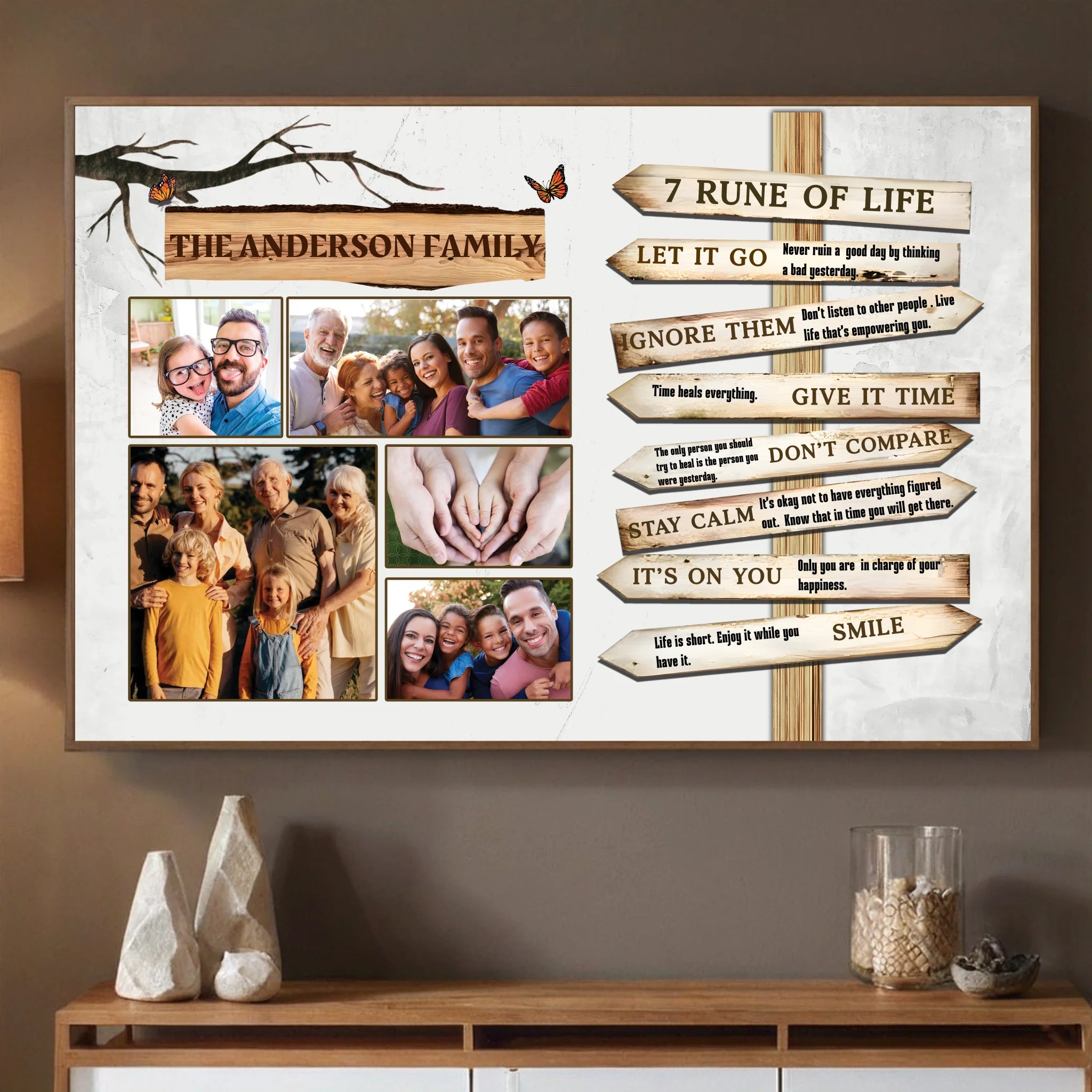 Personalize Your Family Wisdom – A Custom Poster Celebrating Generational Values - 89Prints