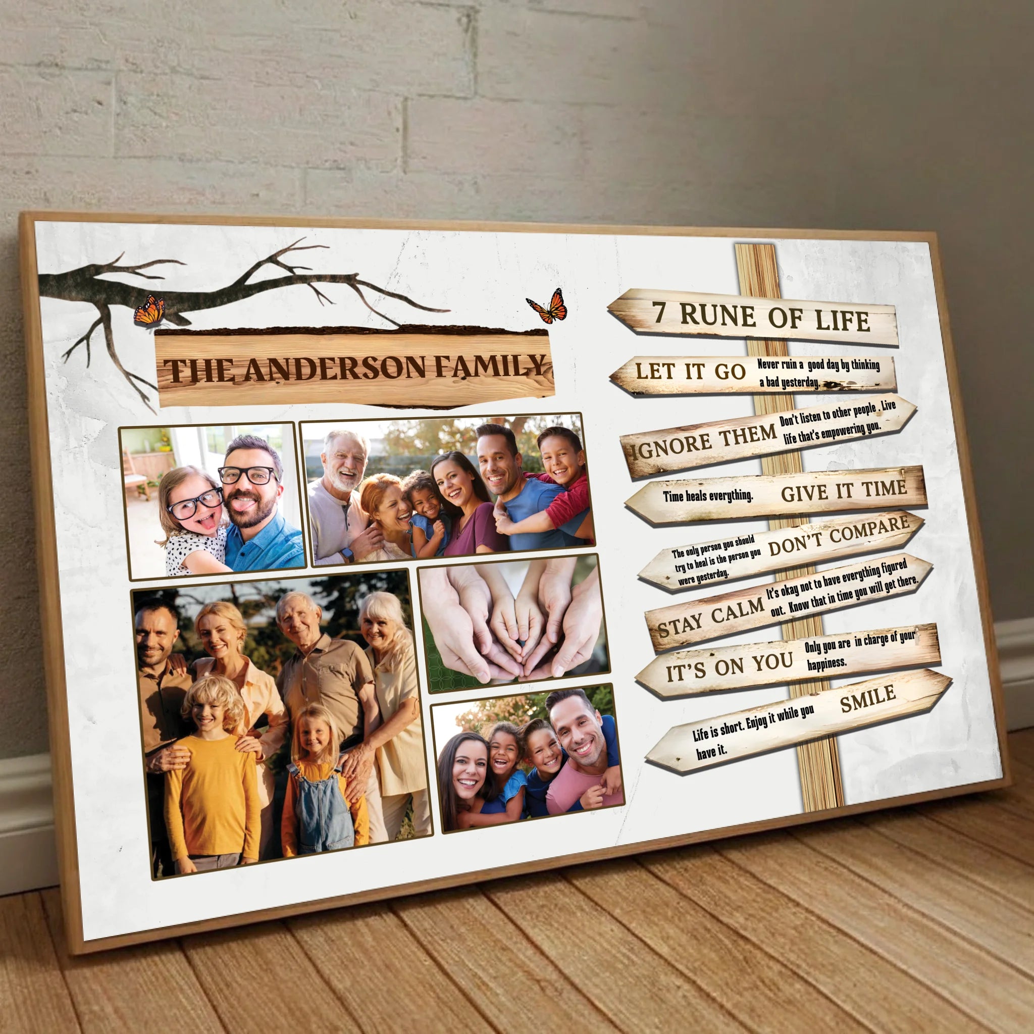 Personalize Your Family Wisdom – A Custom Poster Celebrating Generational Values - 89Prints