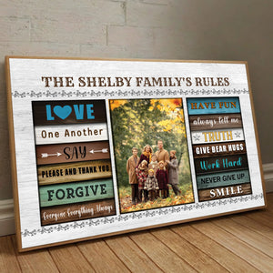 Personalized Family Poster with Inspiring Values and Words | Meaningful Custom Art by 89Prints