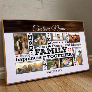 Laughter & Togetherness Poster – Personalized Family Art Full of Joy - 89Prints