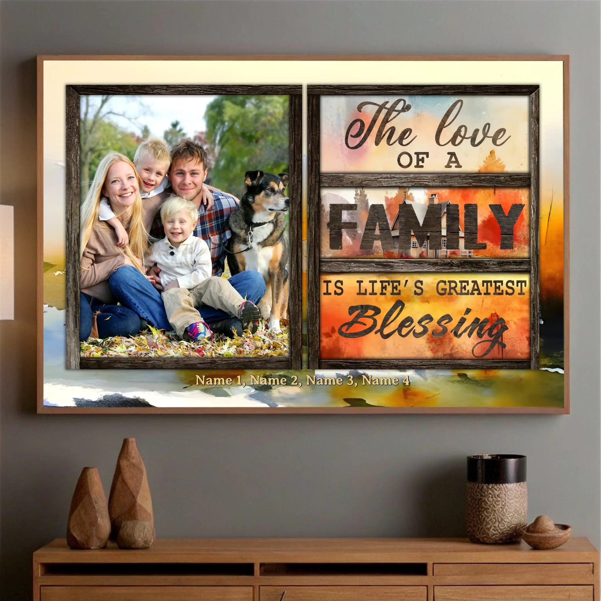 Personalized Family Poster – Celebrating Life’s Greatest Blessing - 89Prints