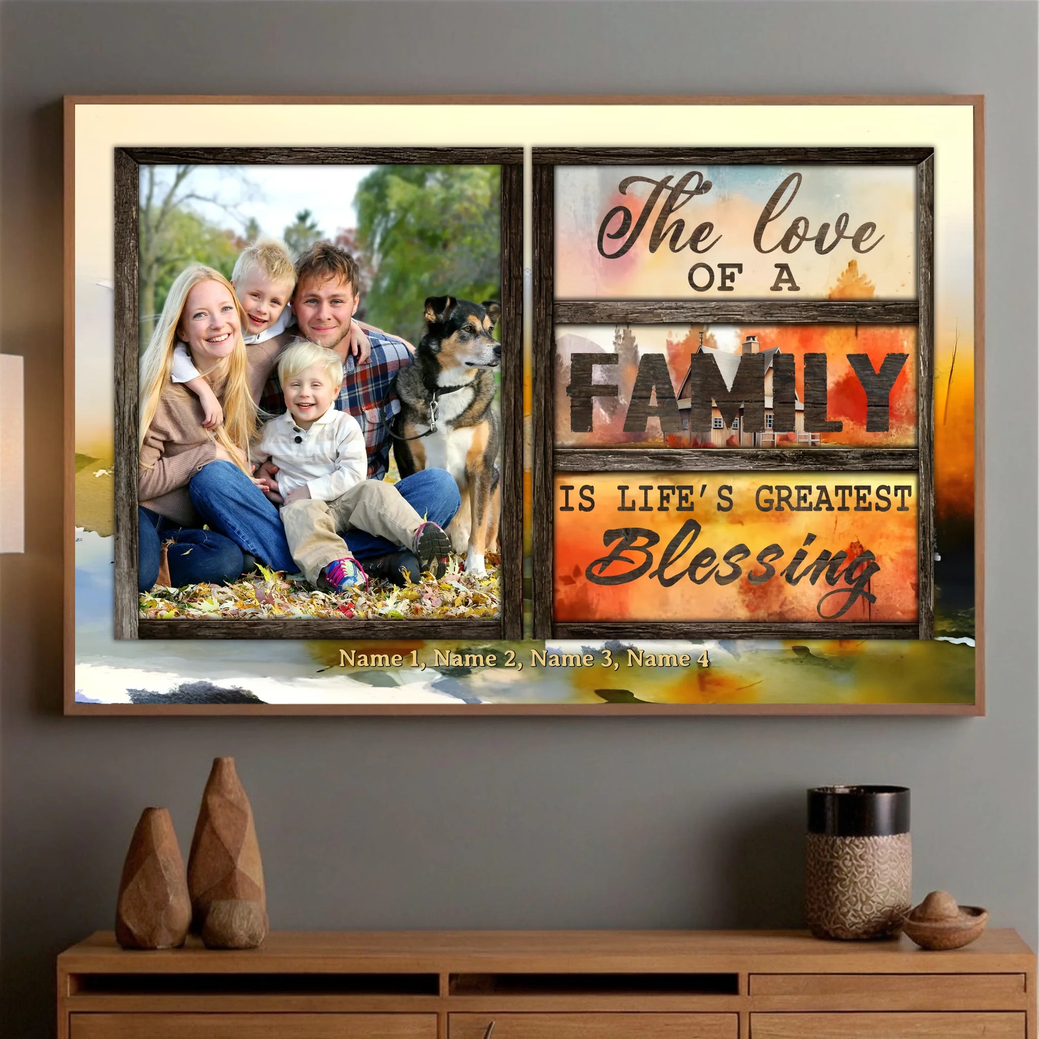 Personalized Family Poster – Celebrating Life’s Greatest Blessing - 89Prints