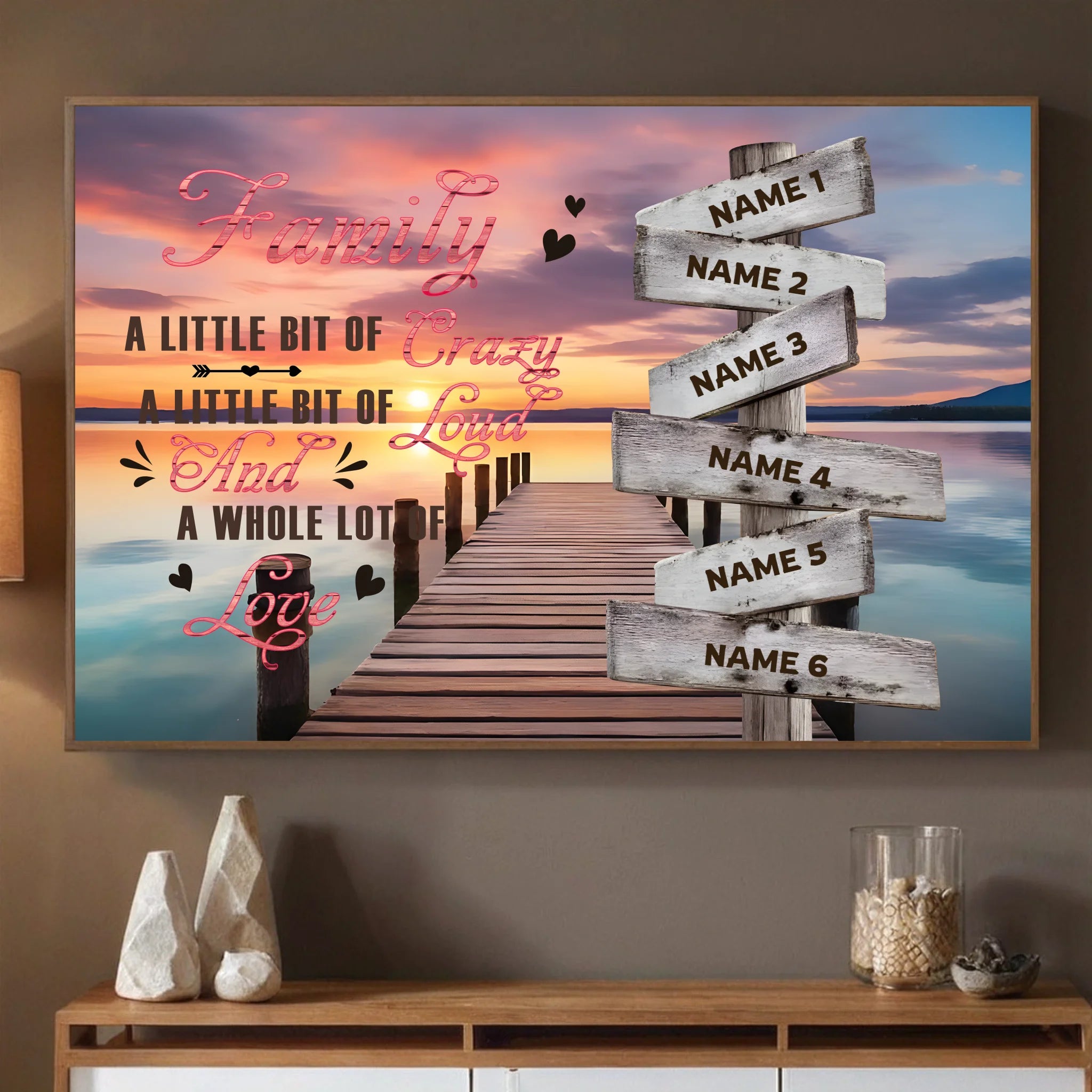 Personalized Family Poster – A Beautiful Tribute to Your Unique Family Spirit - 89Prints