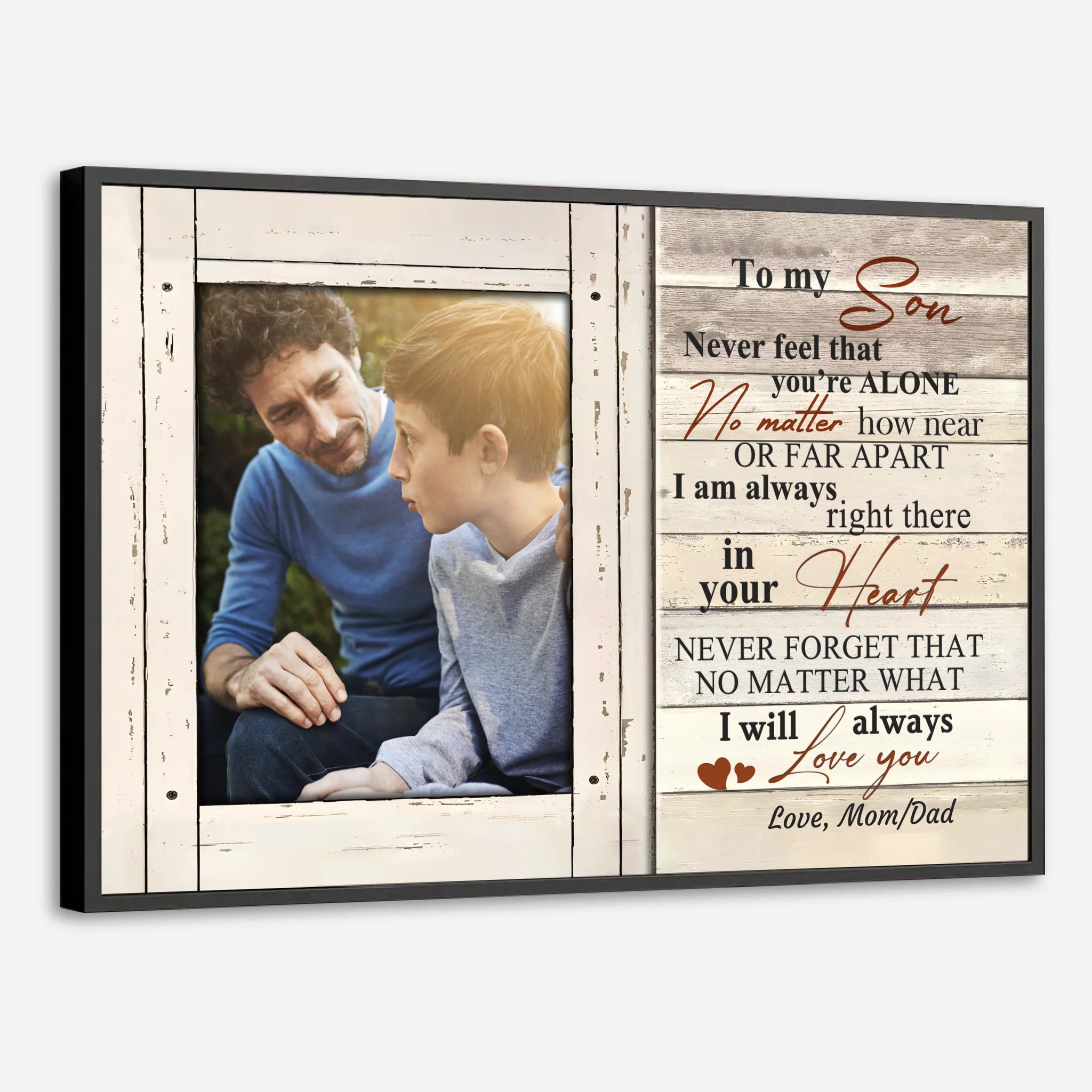 Customizable Poster for Son – A Message of Unconditional Love - 89Prints