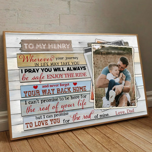 Customizable Poster – Heartfelt Message for Life’s Journey - 89Prints