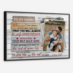 Customizable Poster – Heartfelt Message for Life’s Journey - 89Prints