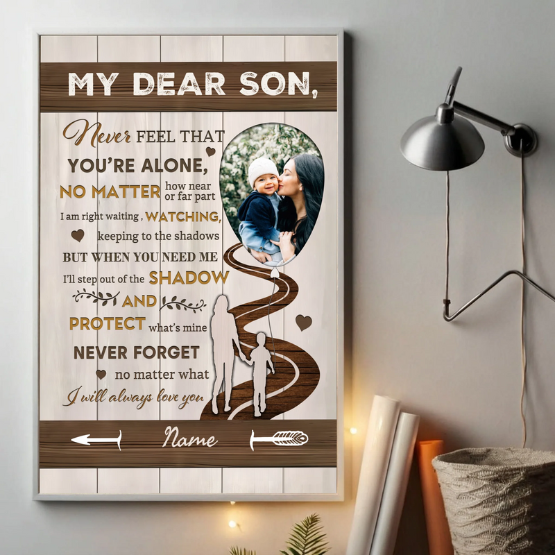 Customizable Poster for Your Dear Son – A Heartfelt Message of Love and Strength - 89Prints