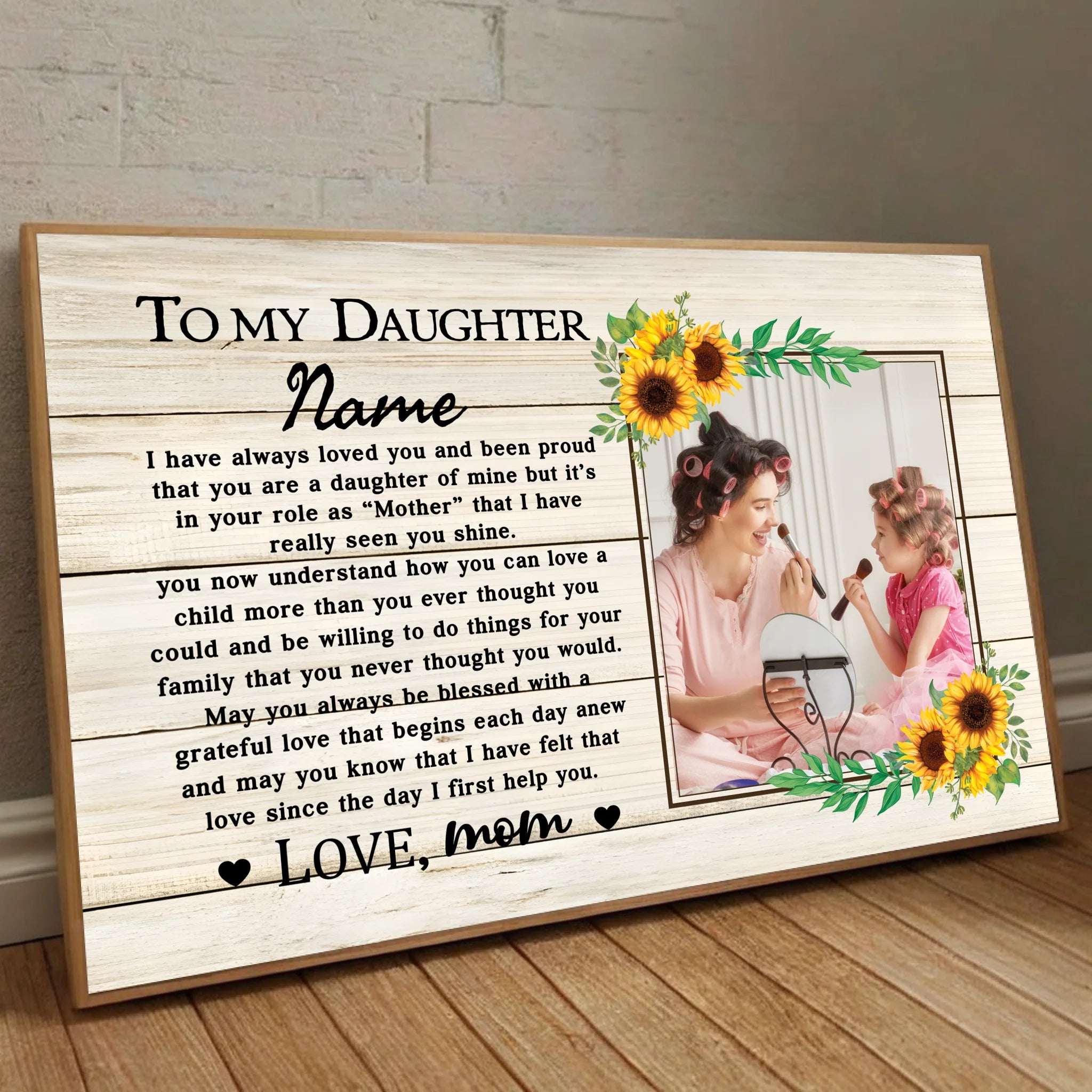 Personalized Daughter Gift Poster – A Unique and Heartfelt Way to Show Your Love - 89Prints