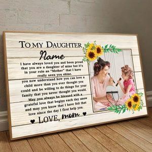 Personalized Daughter Gift Poster – A Unique and Heartfelt Way to Show Your Love - 89Prints