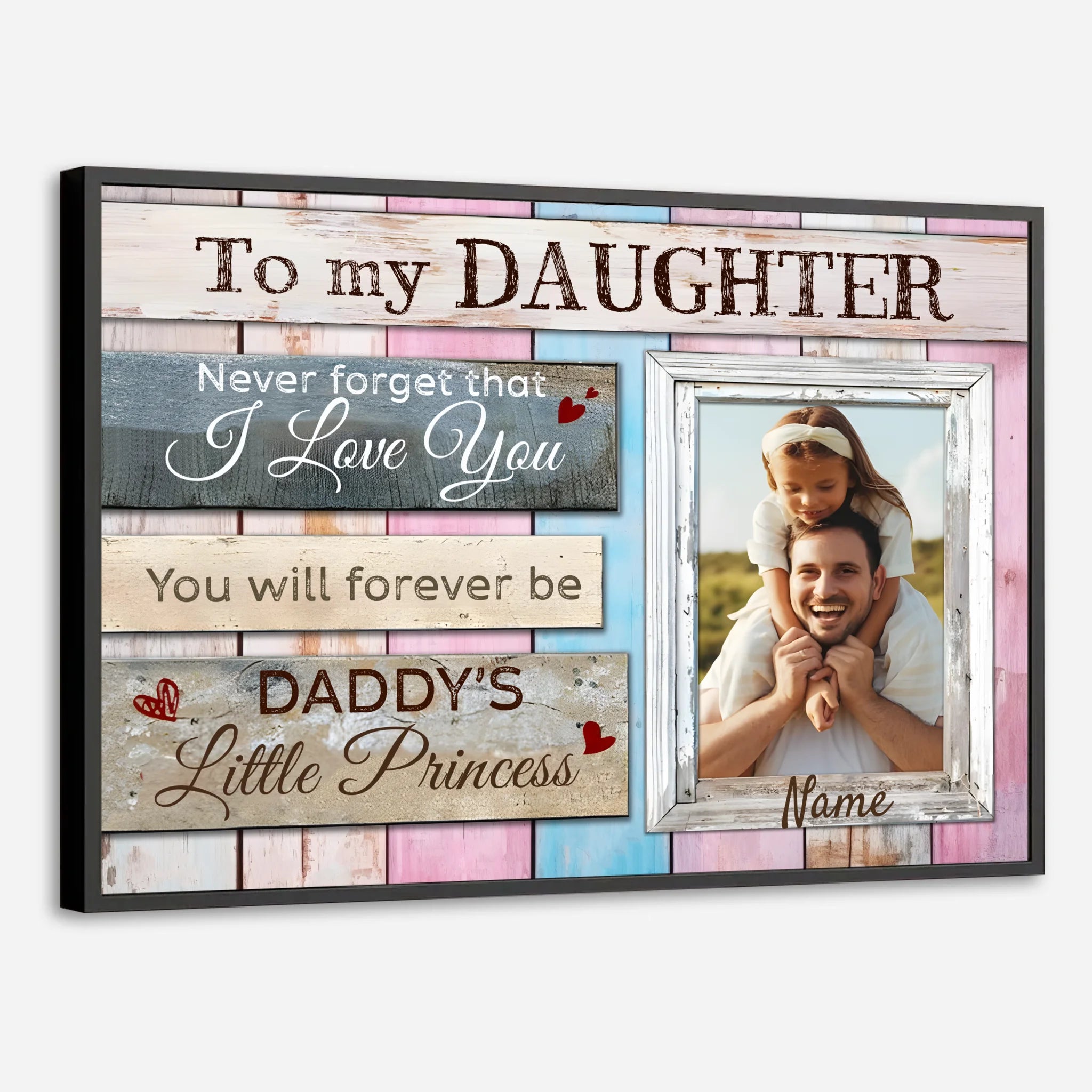 A Personalized Poster for Daughters – A Heartfelt Message from Dad - 89Prints