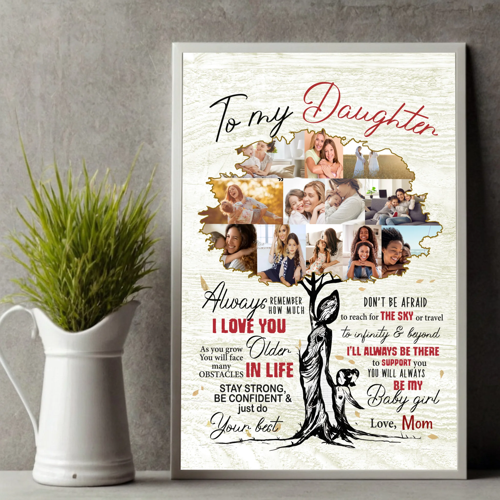 Custom Tree Poster for Daughters – A Symbol of Love, Growth & Connection- 89Prints