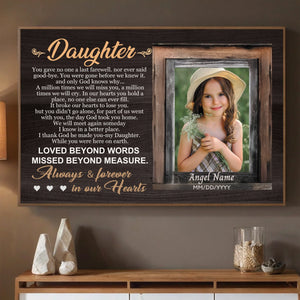 Custom Poster for Daughter – Celebrate the Unbreakable Bond of Love - 89Prints