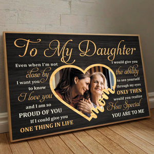 Personalized Poster for Daughters – A Message Straight from the Heart - 89Prints