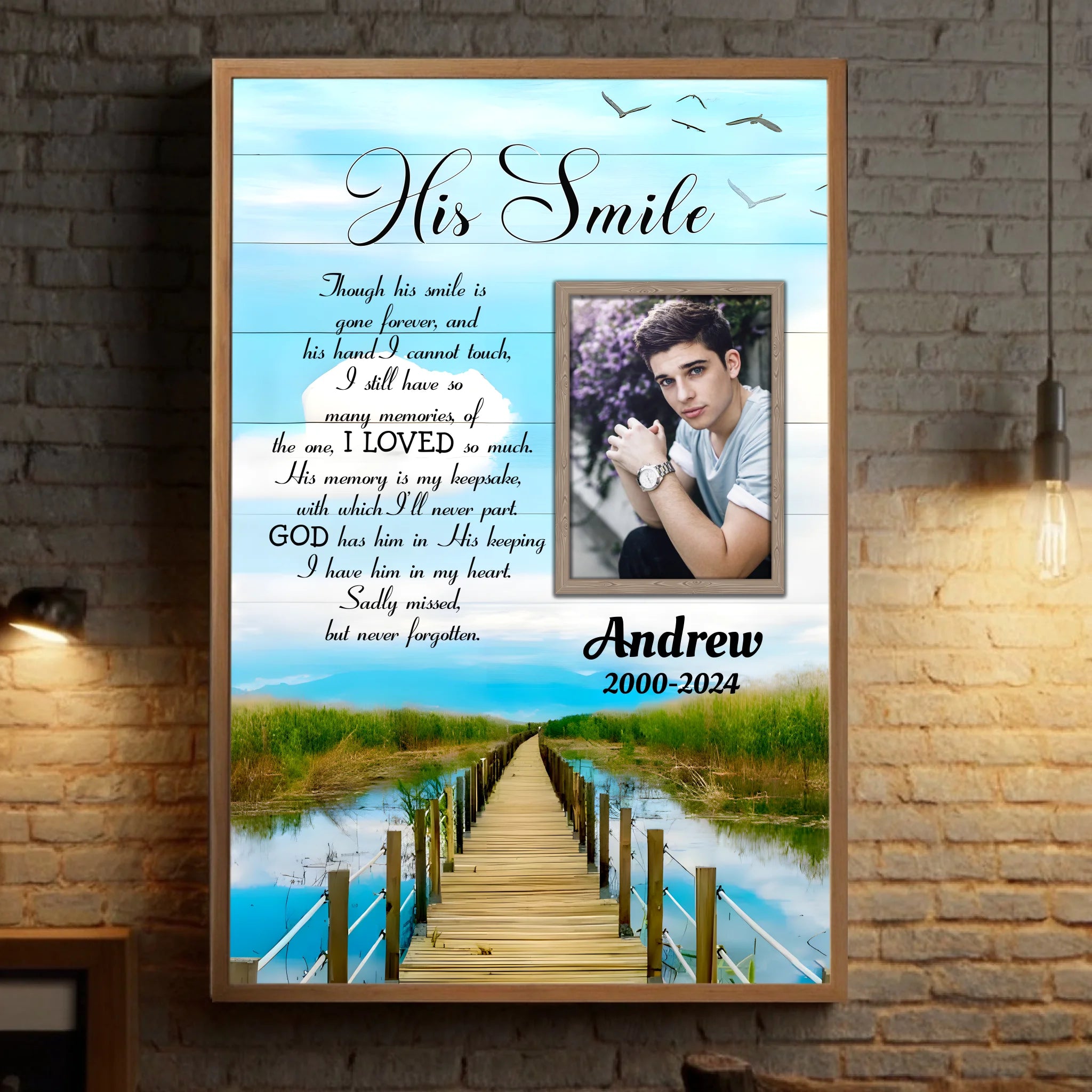 Customizable Brother-Sister Poster – A Gift of Lifelong Connection - 89Prints