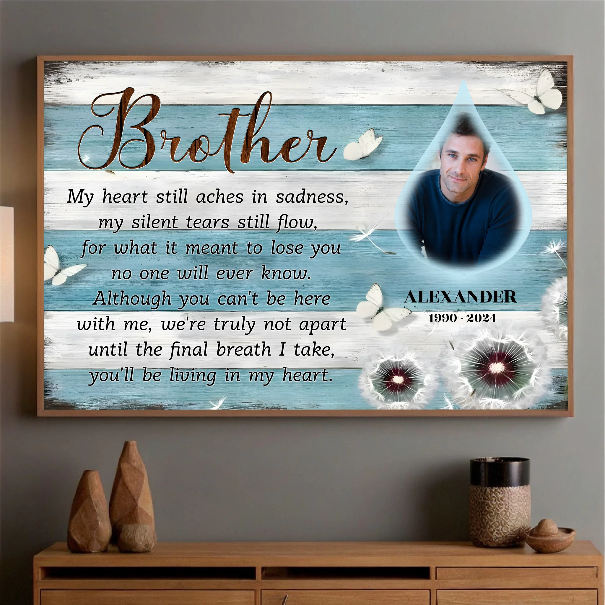 Custom Brother-Sister Poster – A Heartfelt Gift for Siblings - 89Prints