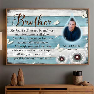 Custom Brother-Sister Poster – A Heartfelt Gift for Siblings - 89Prints