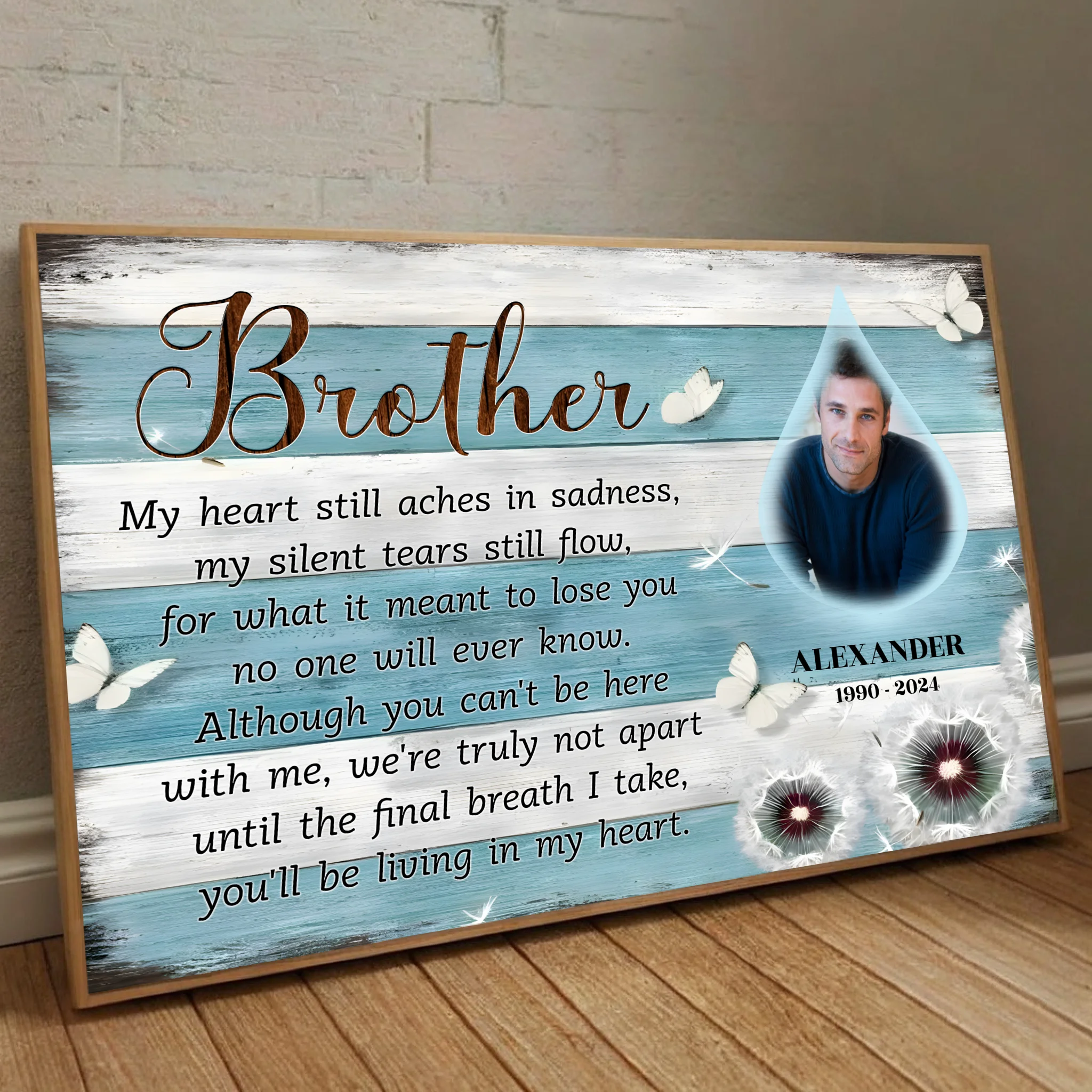 Custom Brother-Sister Poster – A Heartfelt Gift for Siblings - 89Prints