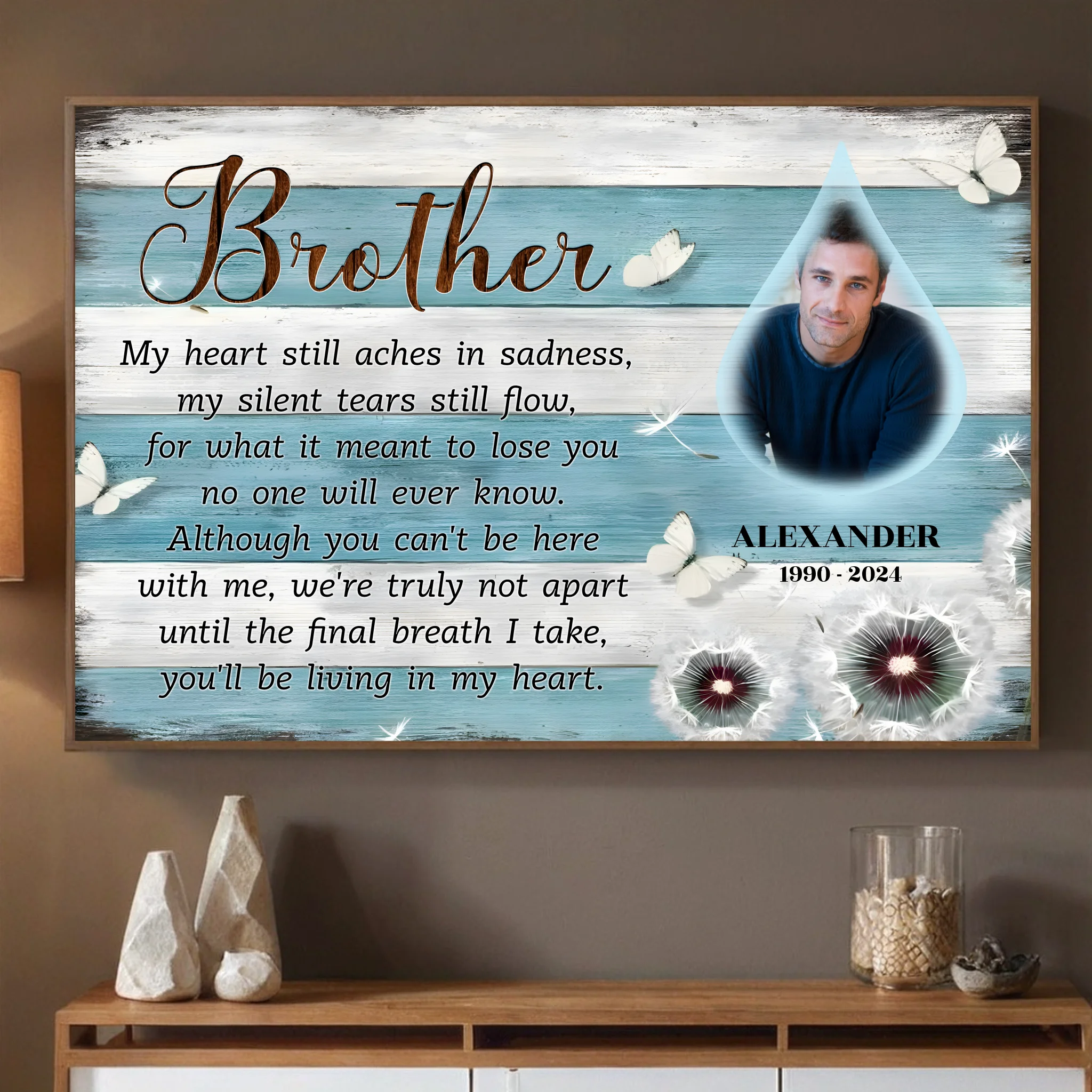 Custom Brother-Sister Poster – A Heartfelt Gift for Siblings - 89Prints