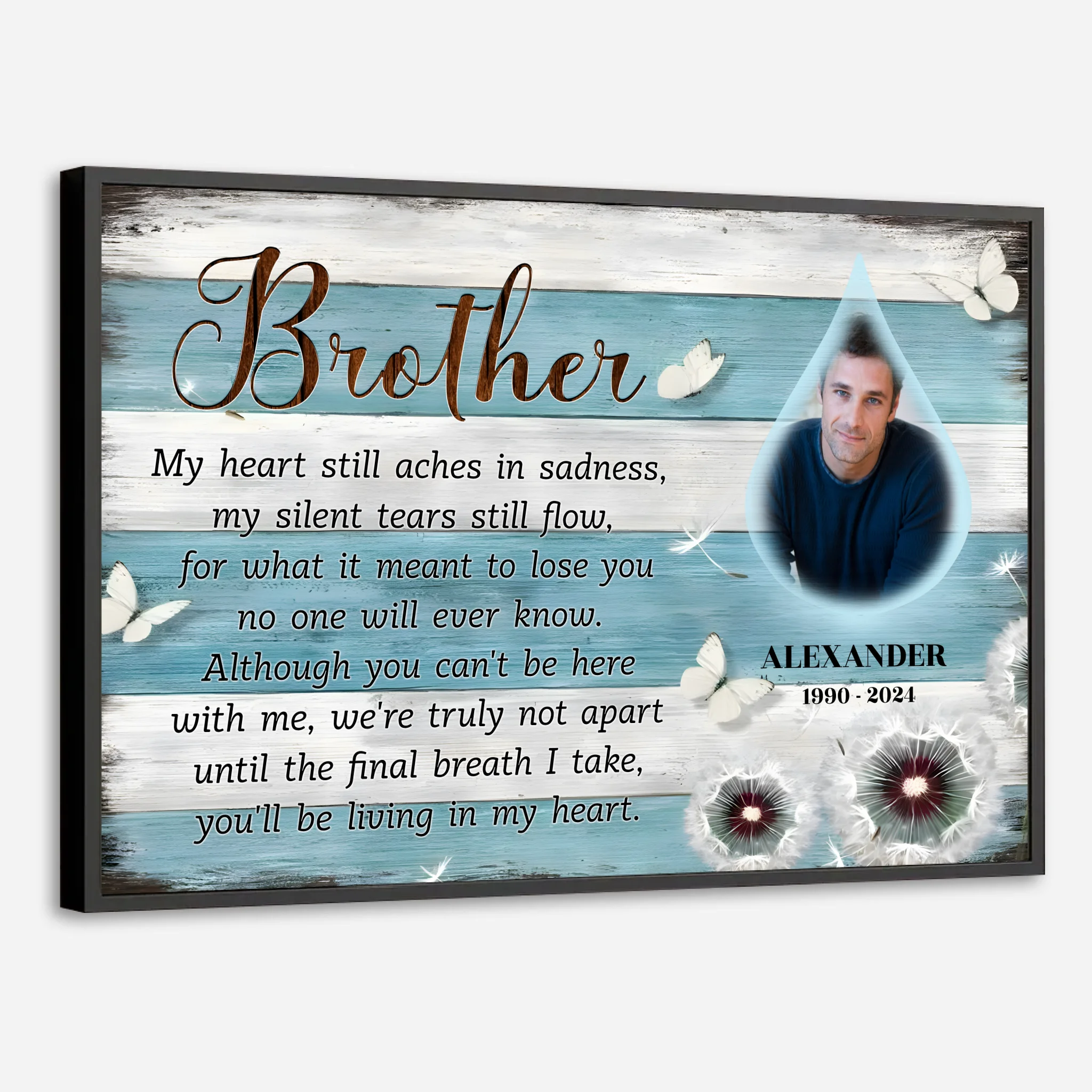 Custom Brother-Sister Poster – A Heartfelt Gift for Siblings - 89Prints