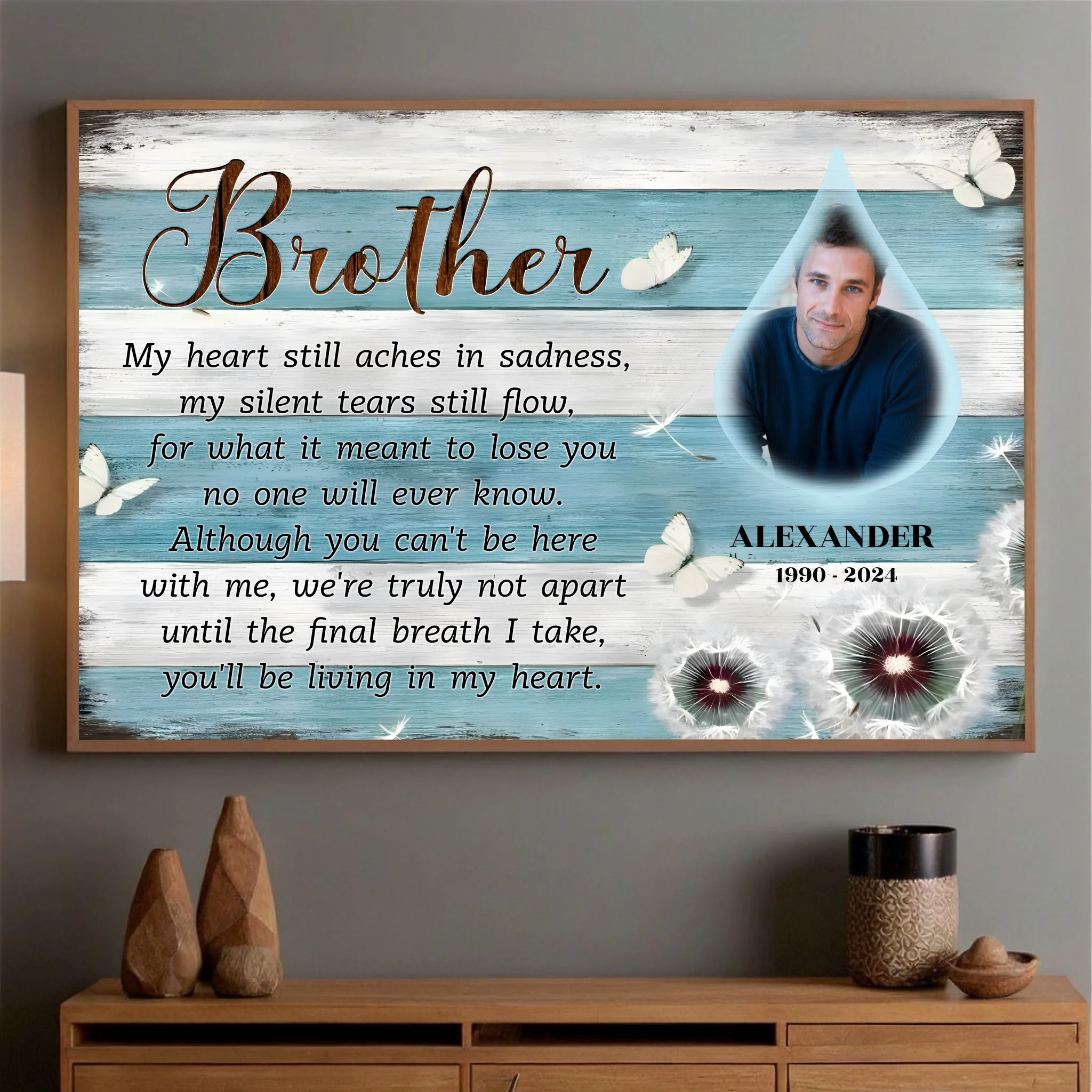Custom Brother-Sister Poster – A Heartfelt Gift for Siblings - 89Prints