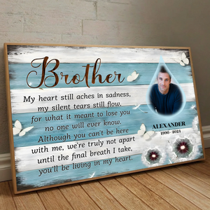 Custom Brother-Sister Poster – A Heartfelt Gift for Siblings - 89Prints