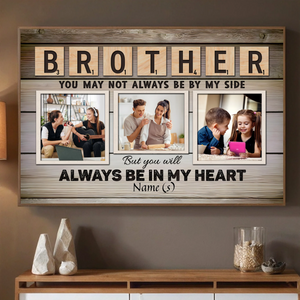 Cherish Your Brother with a Customizable Poster – A Lasting Tribute of Love - 89Prints