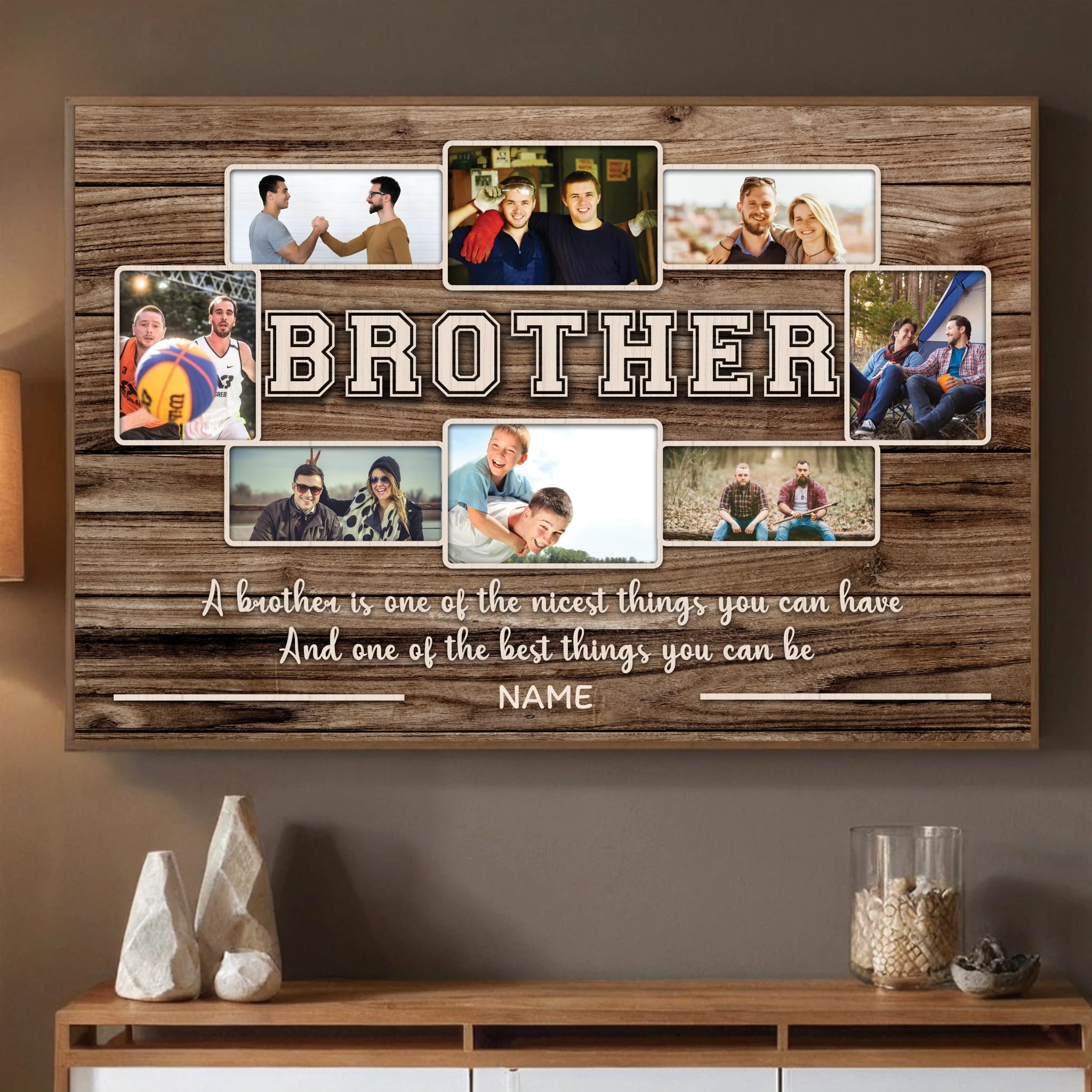 Custom Brother-Sister Poster – A Beautiful Tribute to Sibling Love - 89Prints