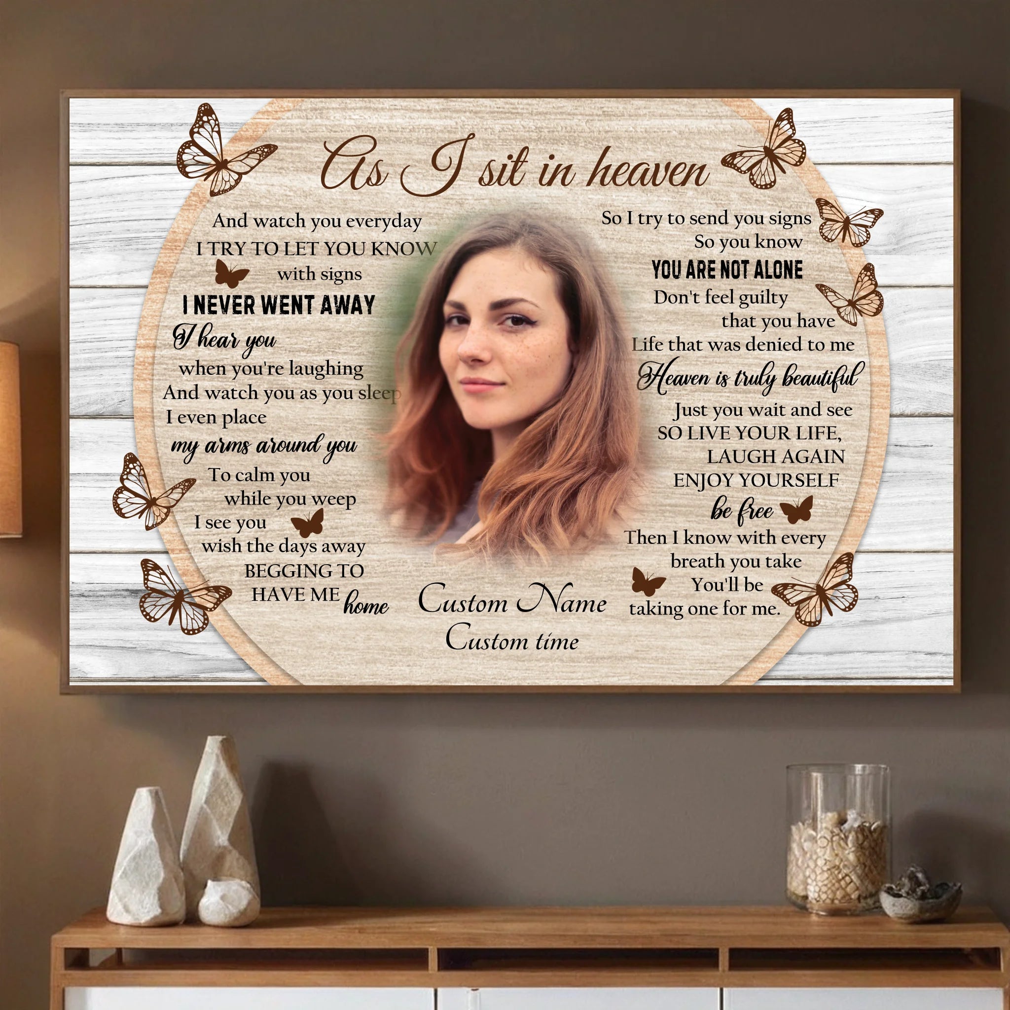 Heaven-Inspired Custom Poster – A Peaceful Tribute to Loved Ones - 89Prints