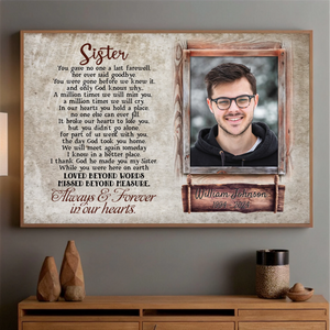 Brother or Sister’s Memory – Personalized Tribute Poster - 89Prints
