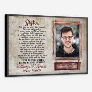 Brother or Sister’s Memory – Personalized Tribute Poster - 89Prints