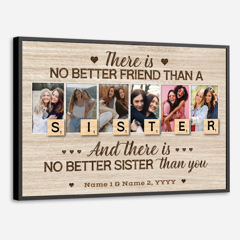 Personalized Sister Gift – A Bond Captured in Art - 89Prints
