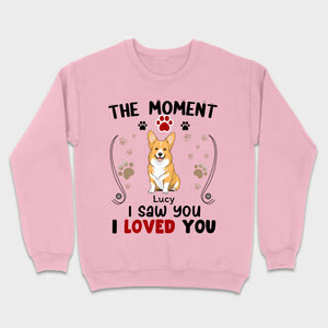 Custom Dog T-Shirt – 'The Moment I Saw You, I Loved You' by 89Prints