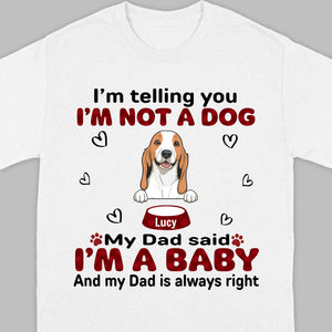 Custom Dog T-Shirt for Proud Pet Parents – Personalize with Icons & Names