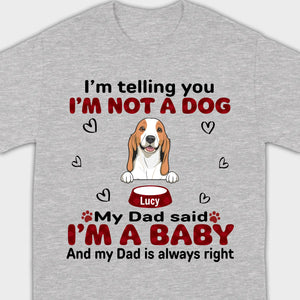 Custom Dog T-Shirt for Proud Pet Parents – Personalize with Icons & Names