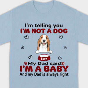 Custom Dog T-Shirt for Proud Pet Parents – Personalize with Icons & Names