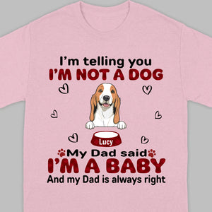 Custom Dog T-Shirt for Proud Pet Parents – Personalize with Icons & Names
