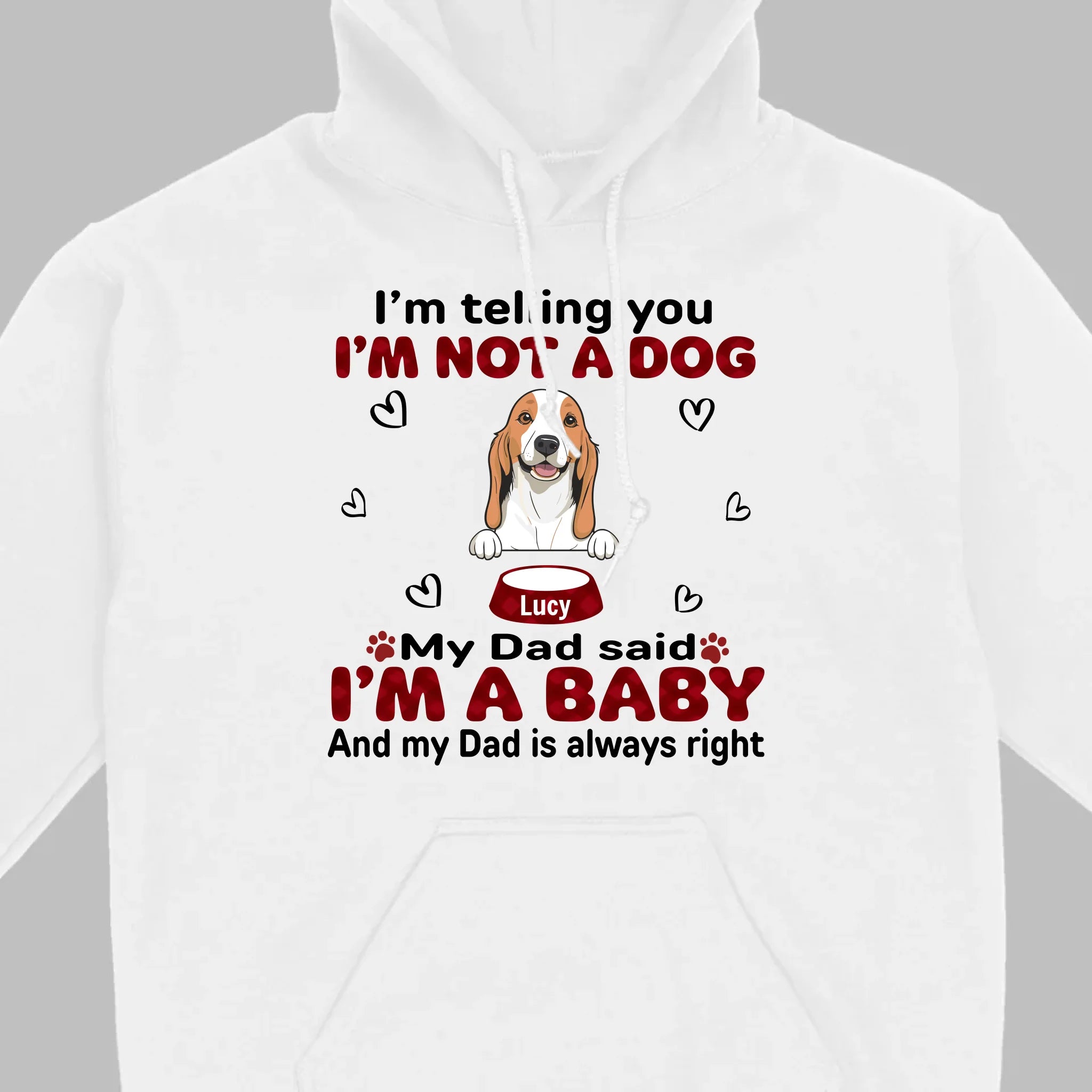 Custom Dog T-Shirt for Proud Pet Parents – Personalize with Icons & Names